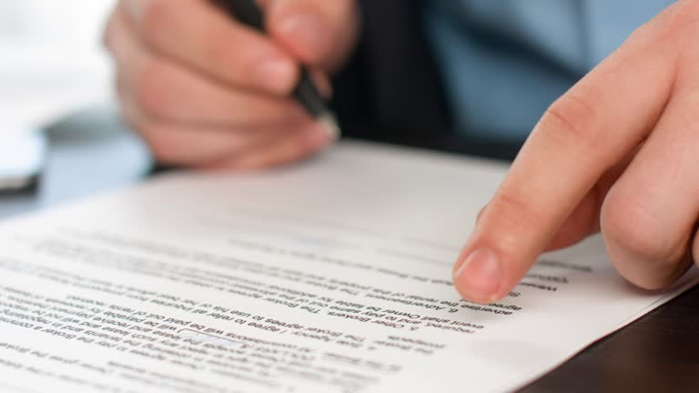 reviewing contract for correct verbiage